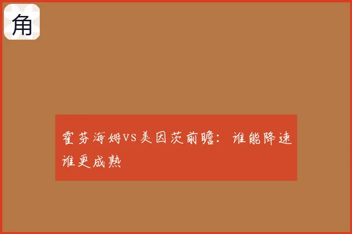 霍芬海姆vs美因茨前瞻：谁能降速谁更成熟